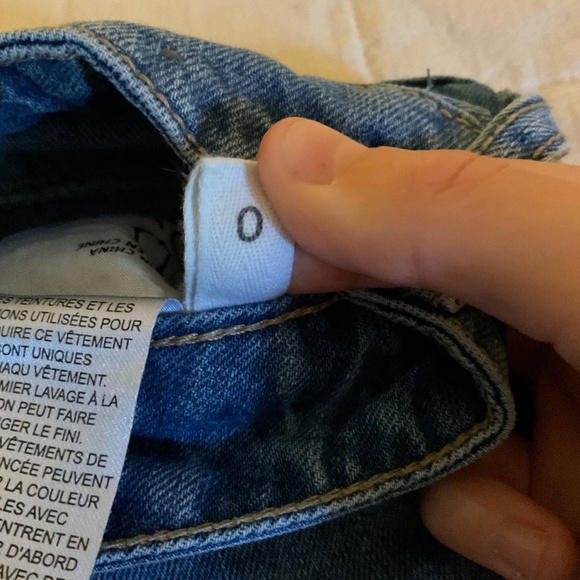 size 0 distressed mid wash zumiez jeans! - Picture 4 of 4